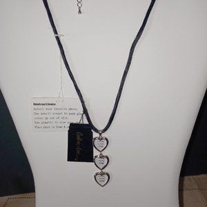 Cookie Lee 3 Photo Heart Choker